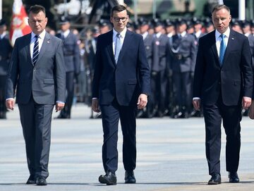 Mariusz Błaszczak, Mateusz Morawiecki, Andrzej Duda