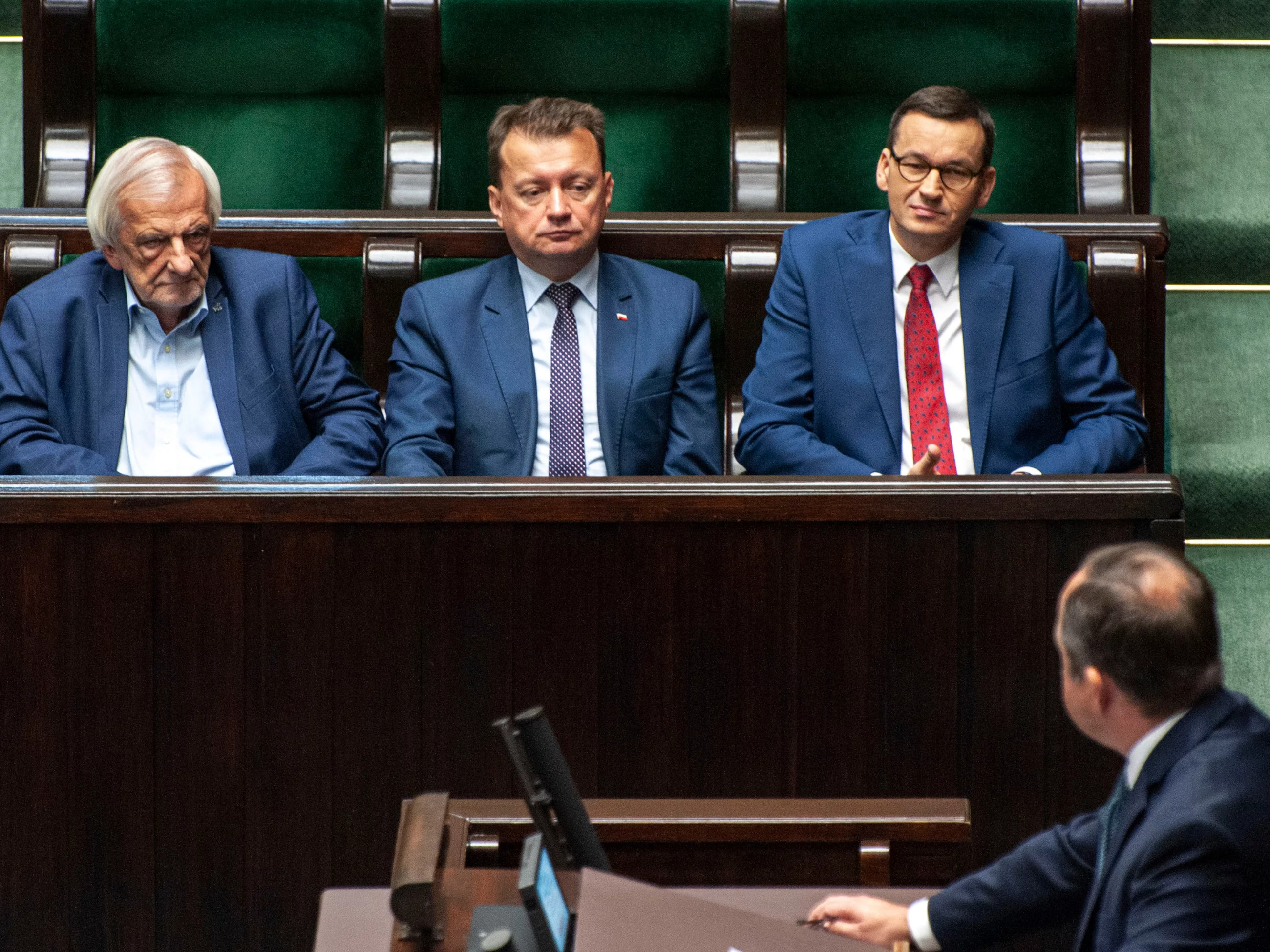 Ryszard Terlecki, Mariusz Błaszczak, Mateusz Morawiecki