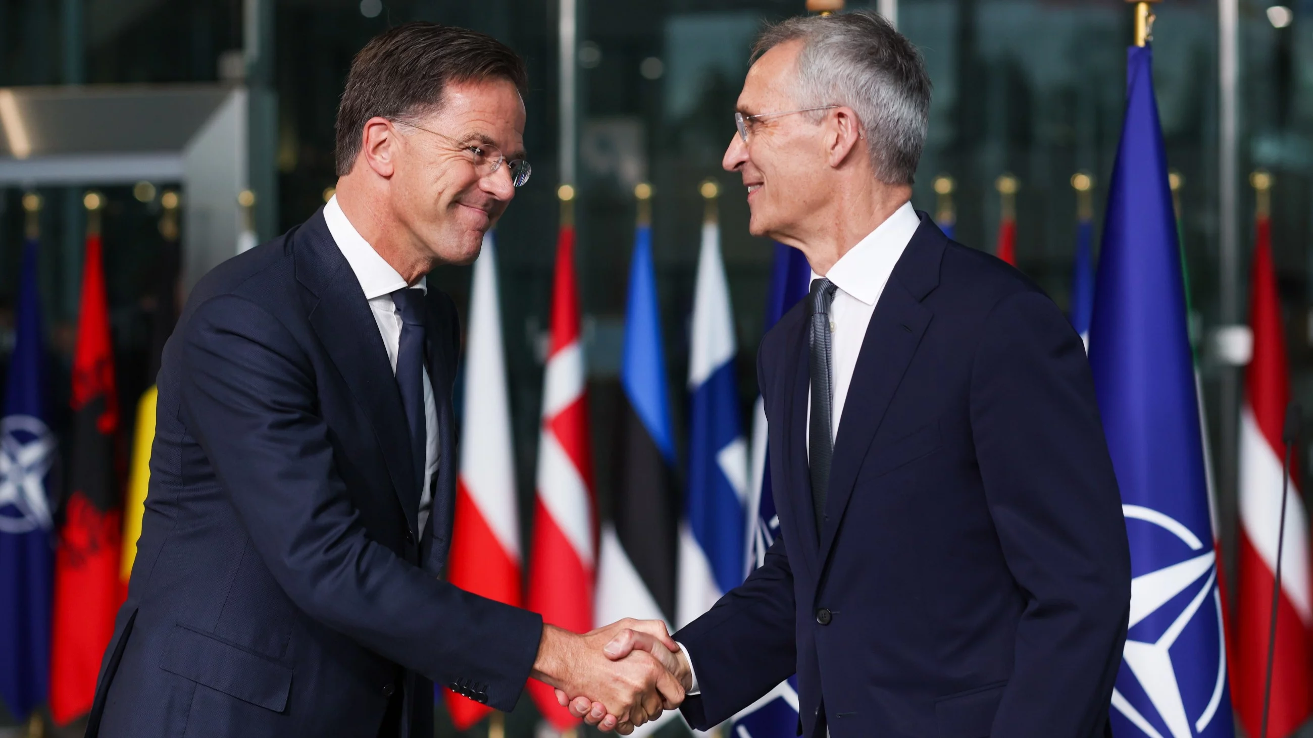 Mark Rutte i Jens Stoltenberg