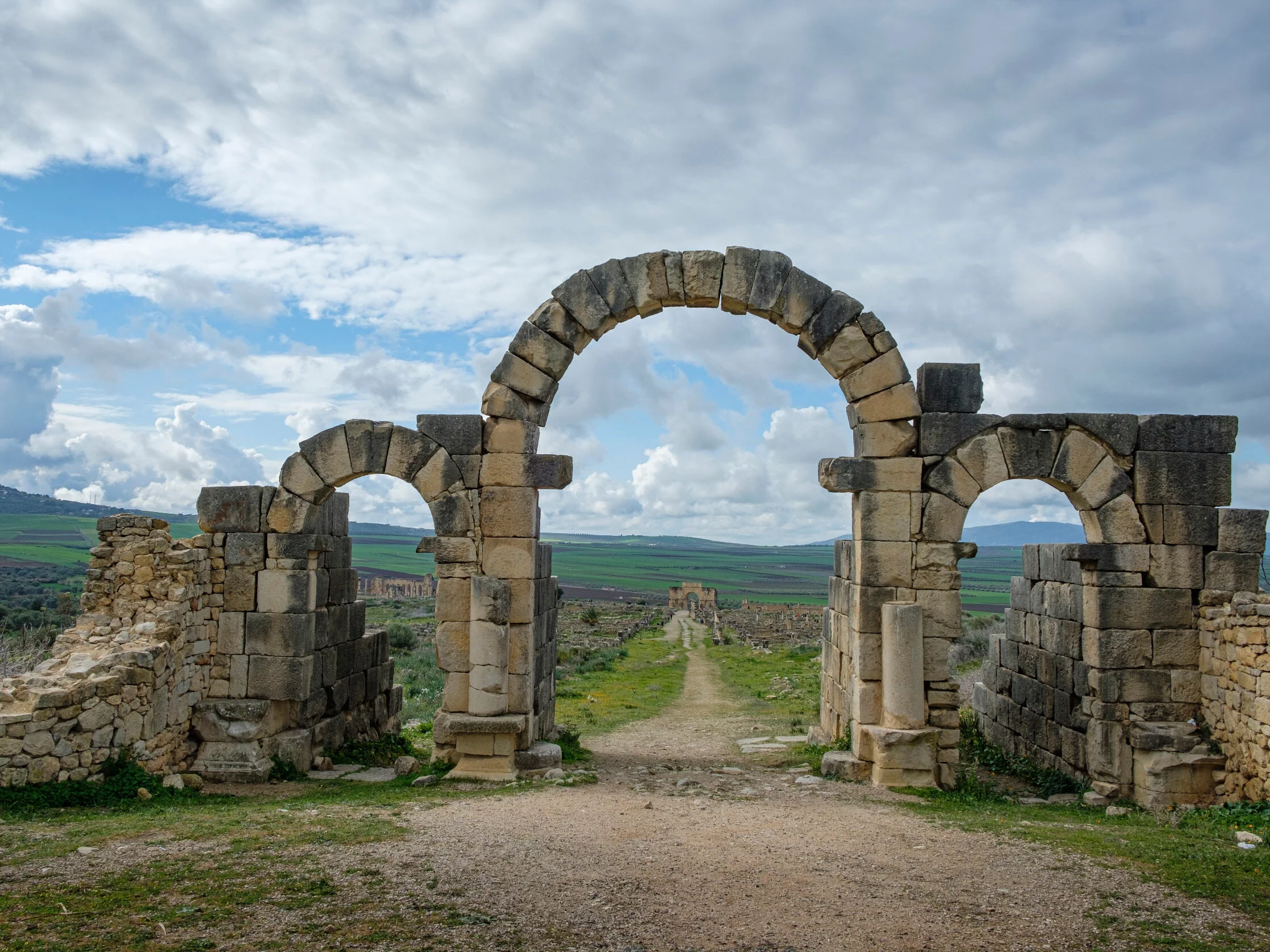 Volubilis w Maroku