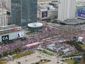 Marsz Miliona Serc w Warszawie, 1 października 2023 r.