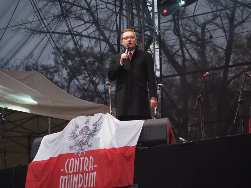 Robert Winnicki na Marszu Niepodległości