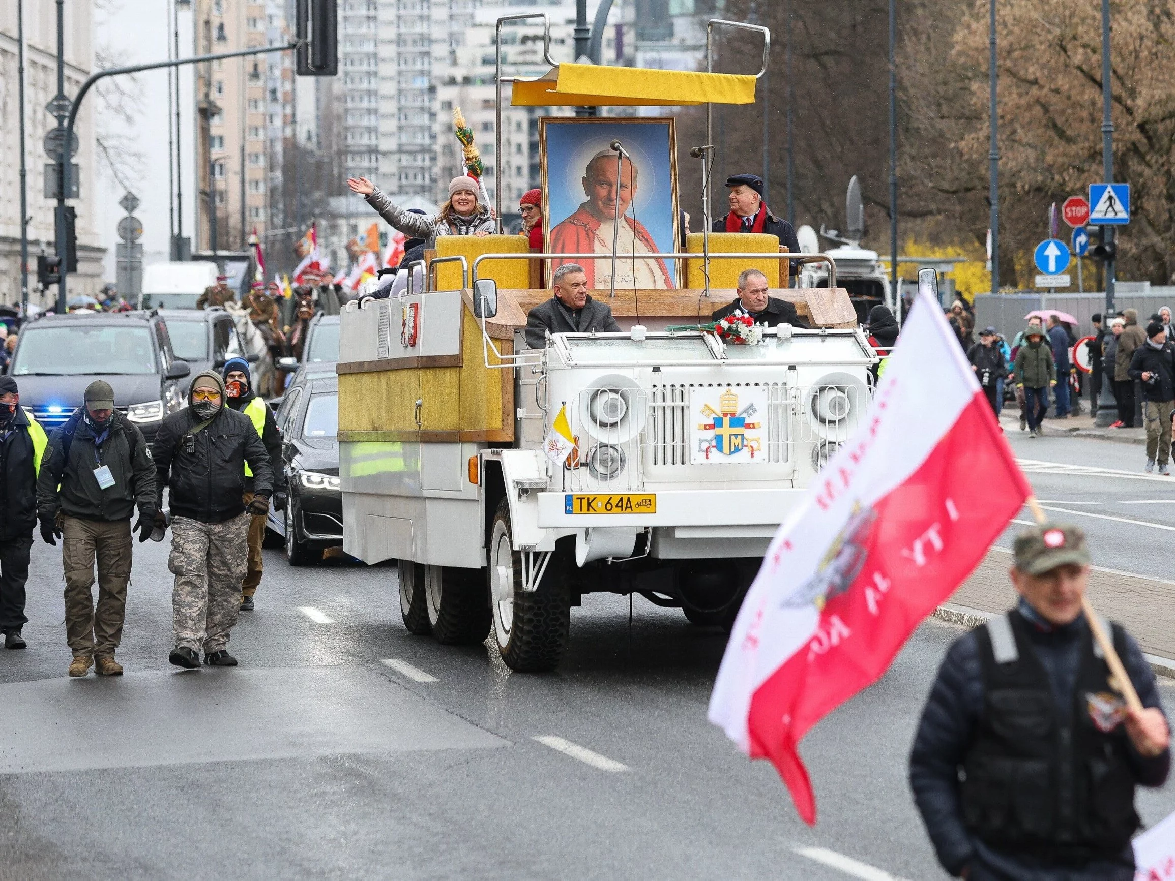 Narodowy Marsz Papieski w Warszawie