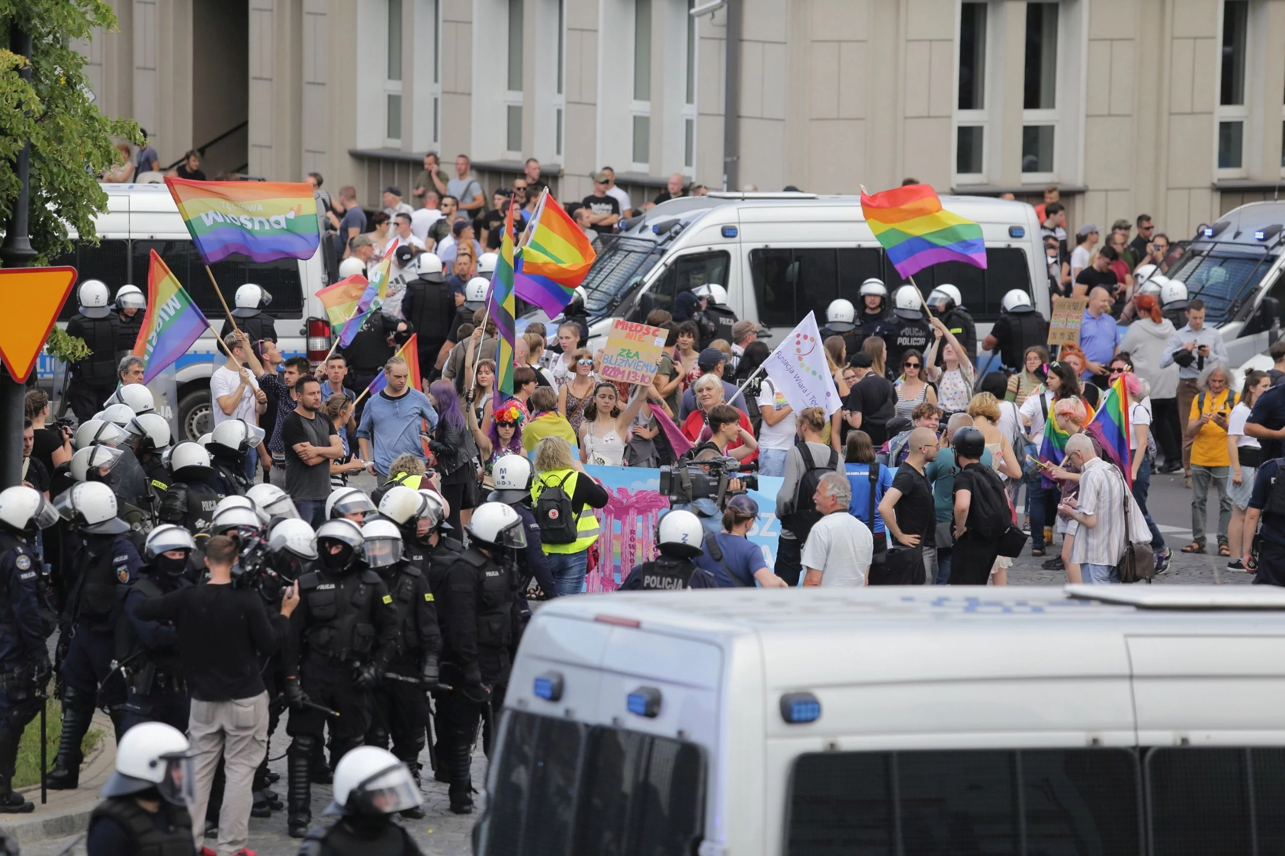 Policyjne zabezpieczenie Marszu Równości