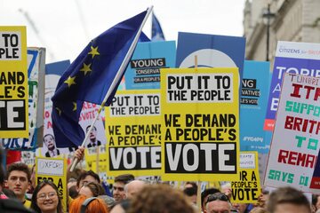 Marsz przeciwników brexitu