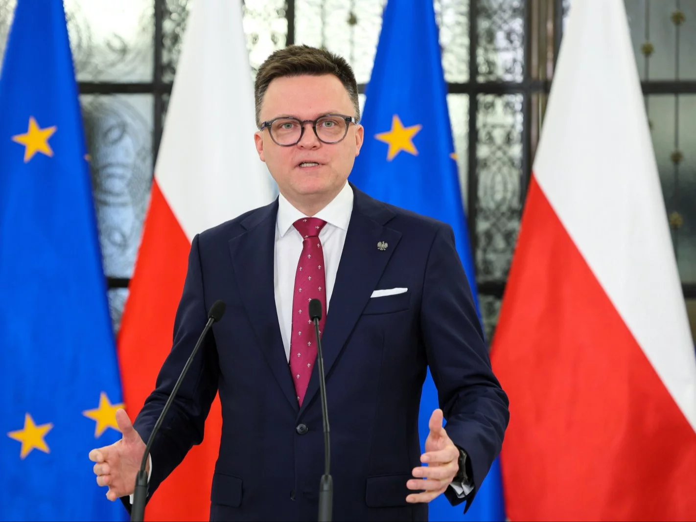 Marszałek Sejmu Szymon Hołownia