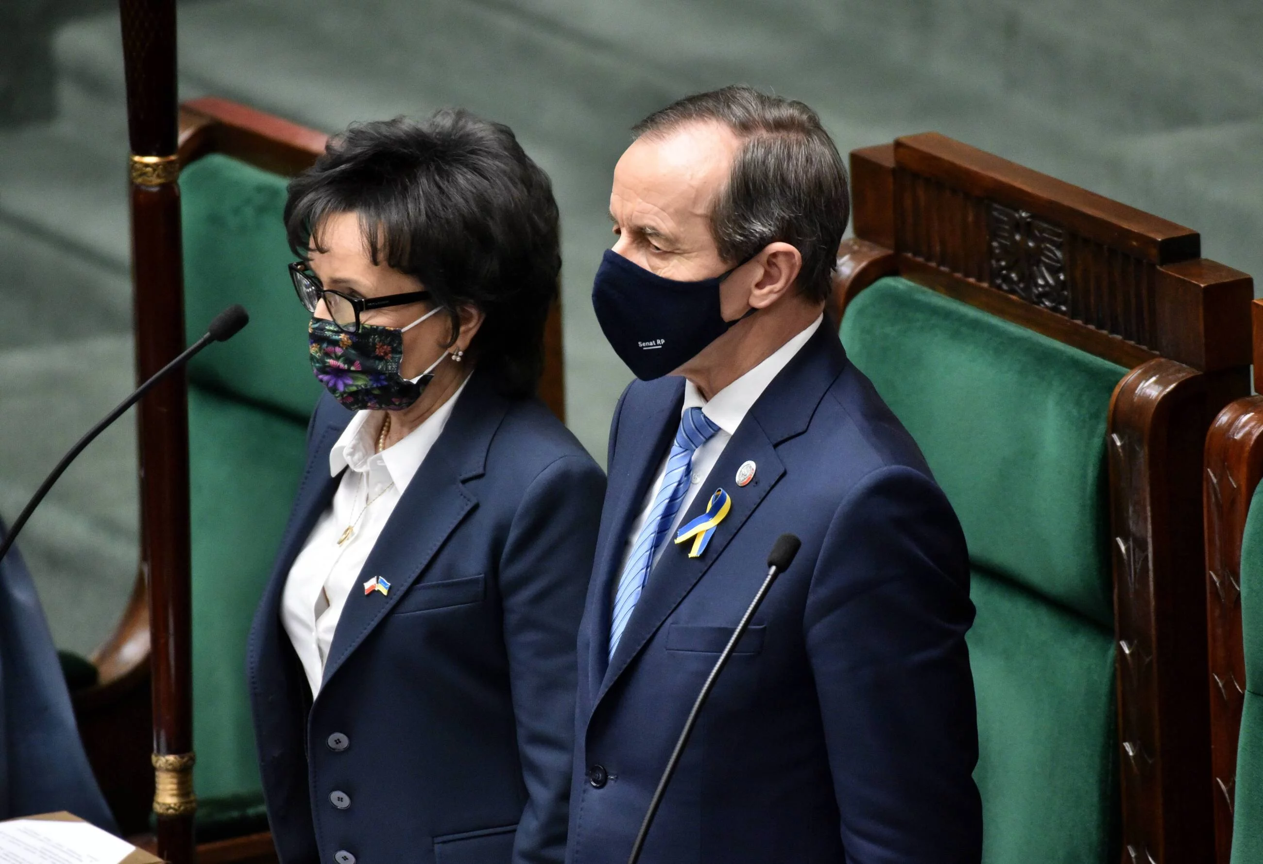 Elżbieta Witek i Tomasz Grodzki