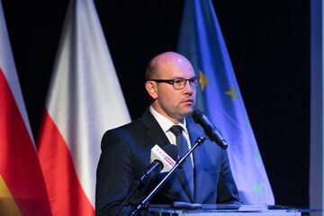 Marszałek województwa podlaskiego Artur Kosicki