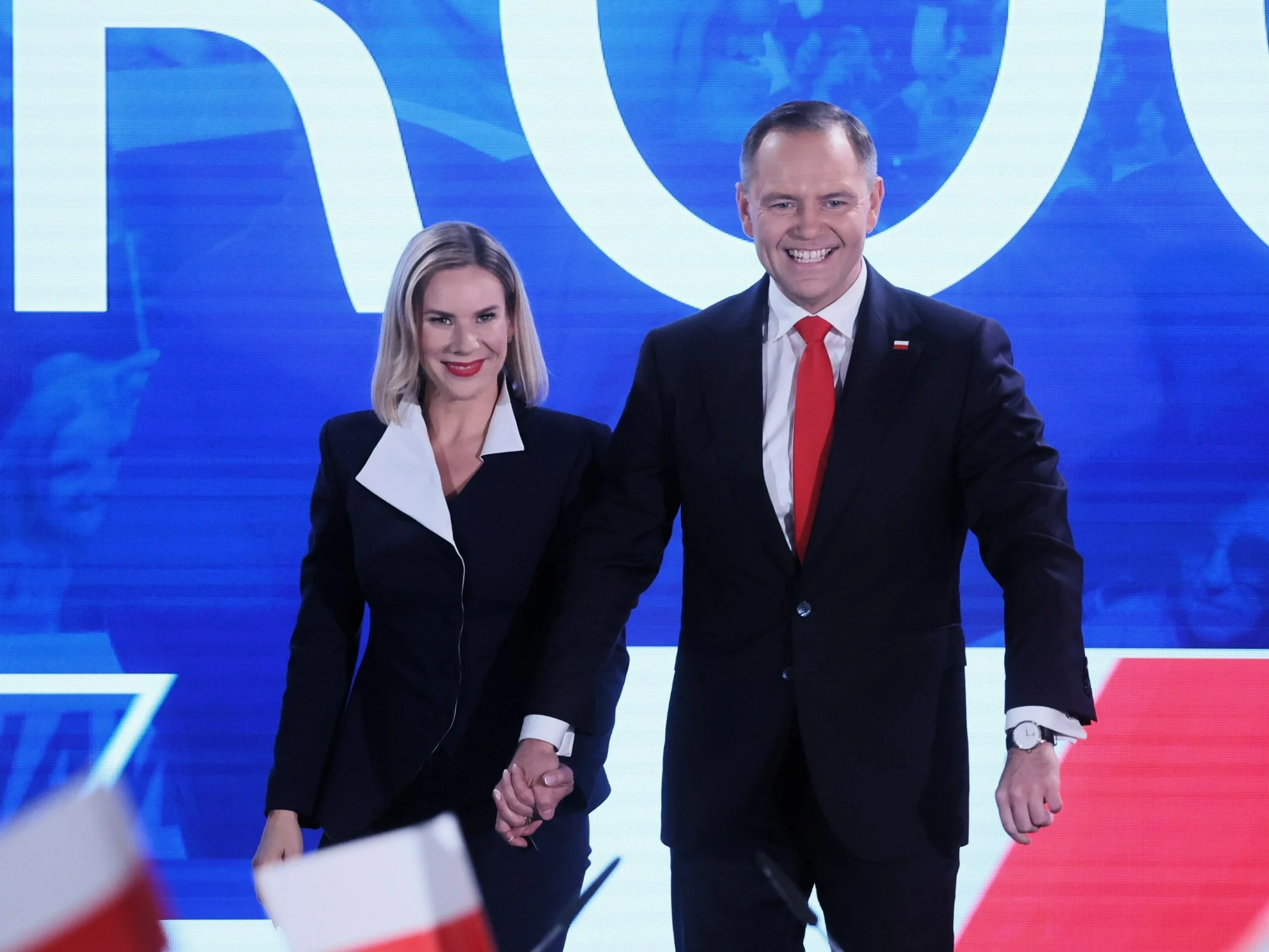 Marta Nawrocka i Karol Nawrocki