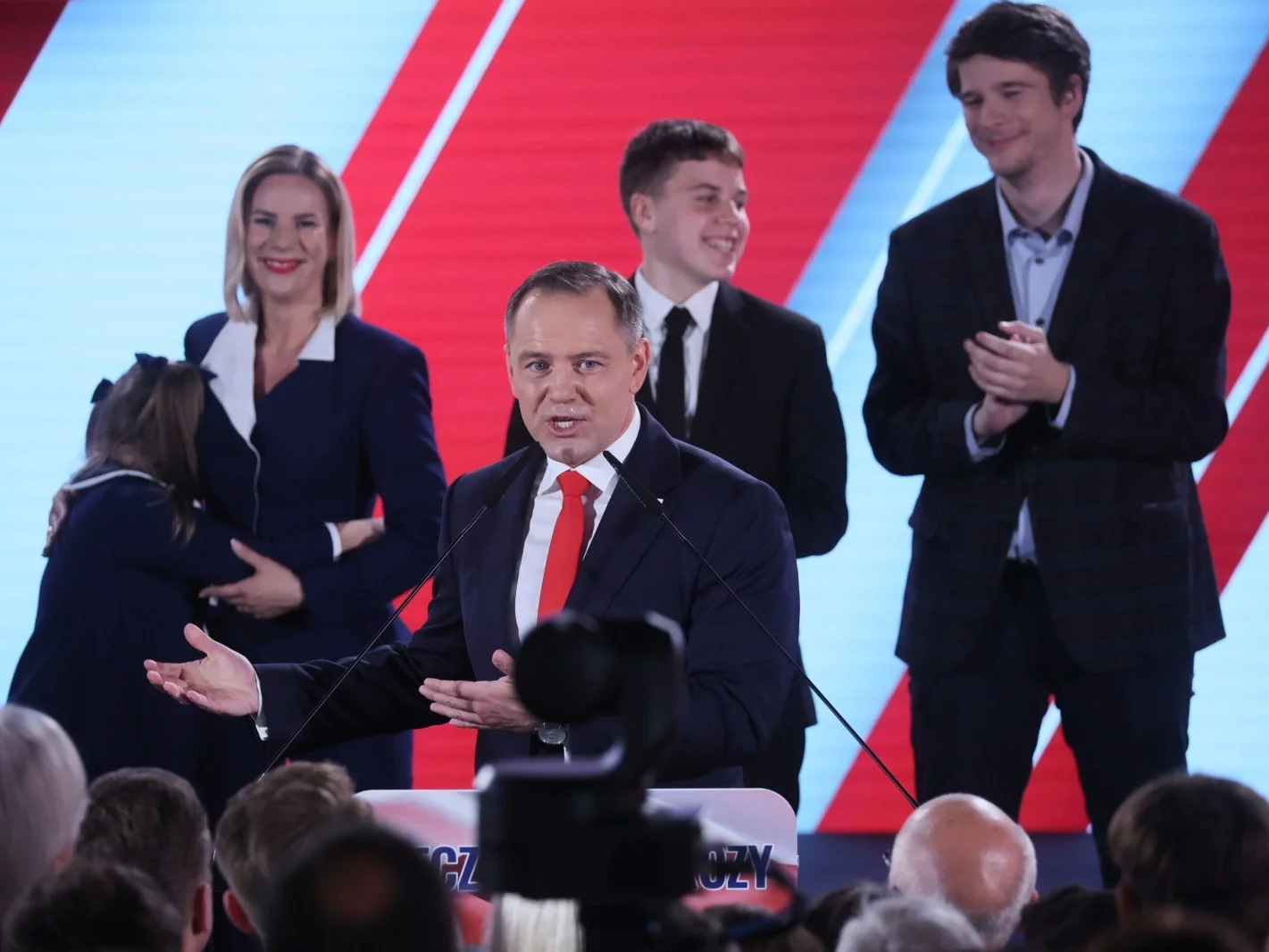 Karol Nawrocki z rodziną