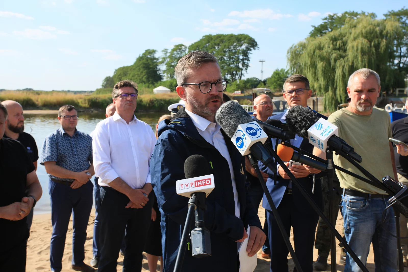 Wiceminister Grzegorz Witkowski na konferencji w Cigacicach