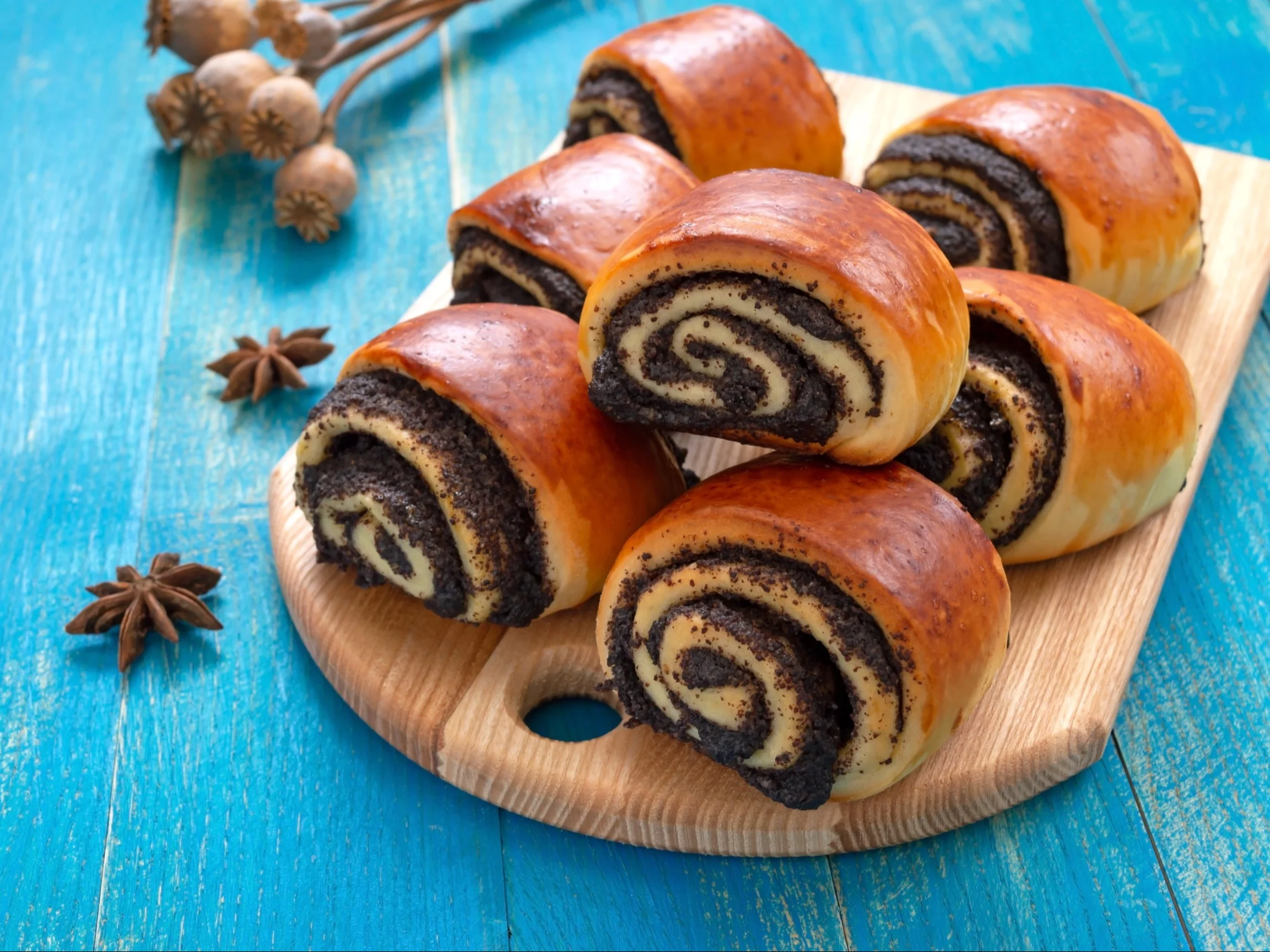 Drożdżówki z makiem