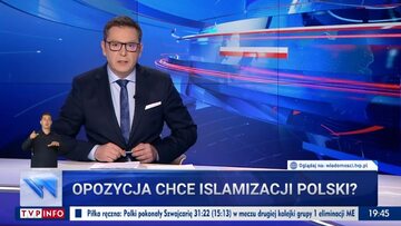 Materiał „Wiadomości” TVP z 10 października 2021