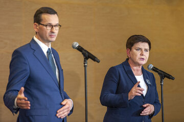 Mateusz Morawiecki i Beata Szydło