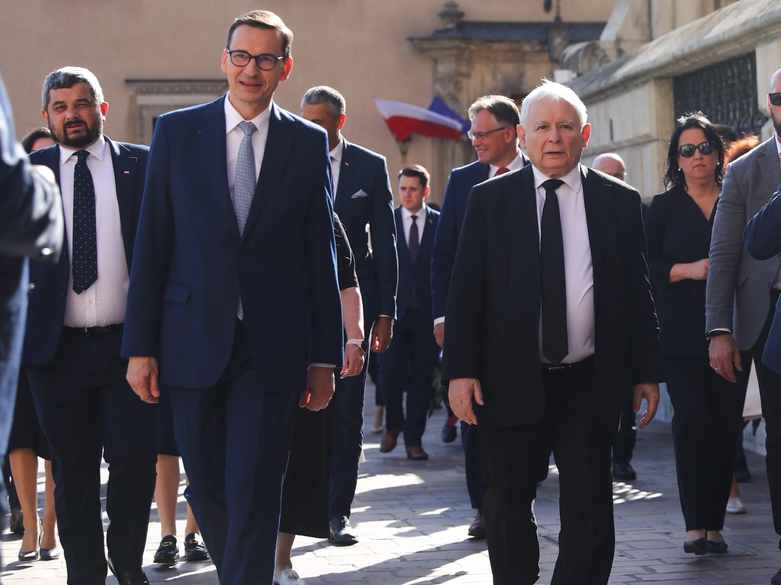 Mateusz Morawiecki i Jarosław Kaczyński