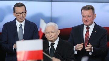 Mateusz Morawiecki, Jarosław Kaczyński, Mariusz Błaszczak