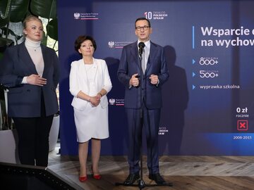 Mateusz Morawiecki, Marlena Maląg, Katarzyna Sójka
