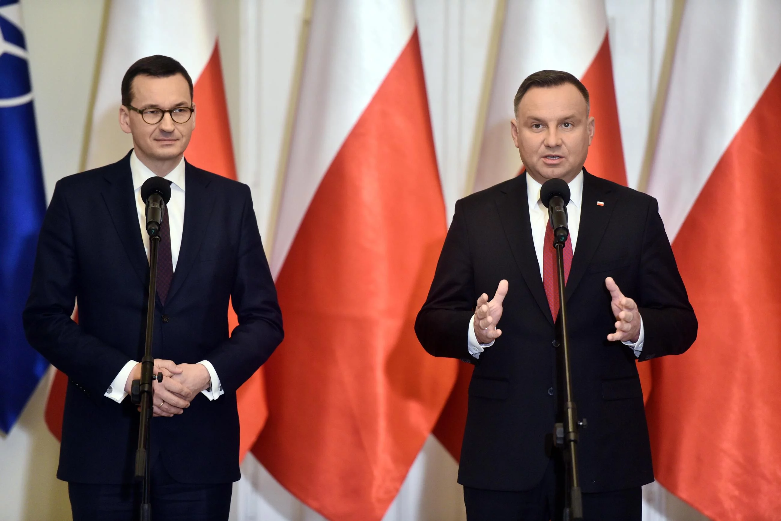 Mateusz Morawiecki i Andrzej Duda