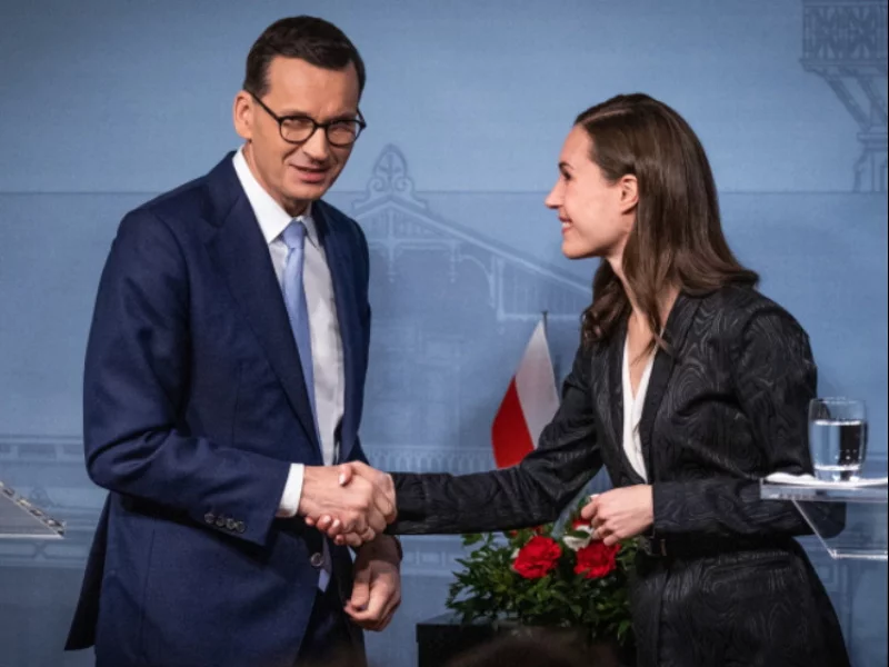 Premier Mateusz Morawiecki spotkał się z premier Finlandii Sanną Marin