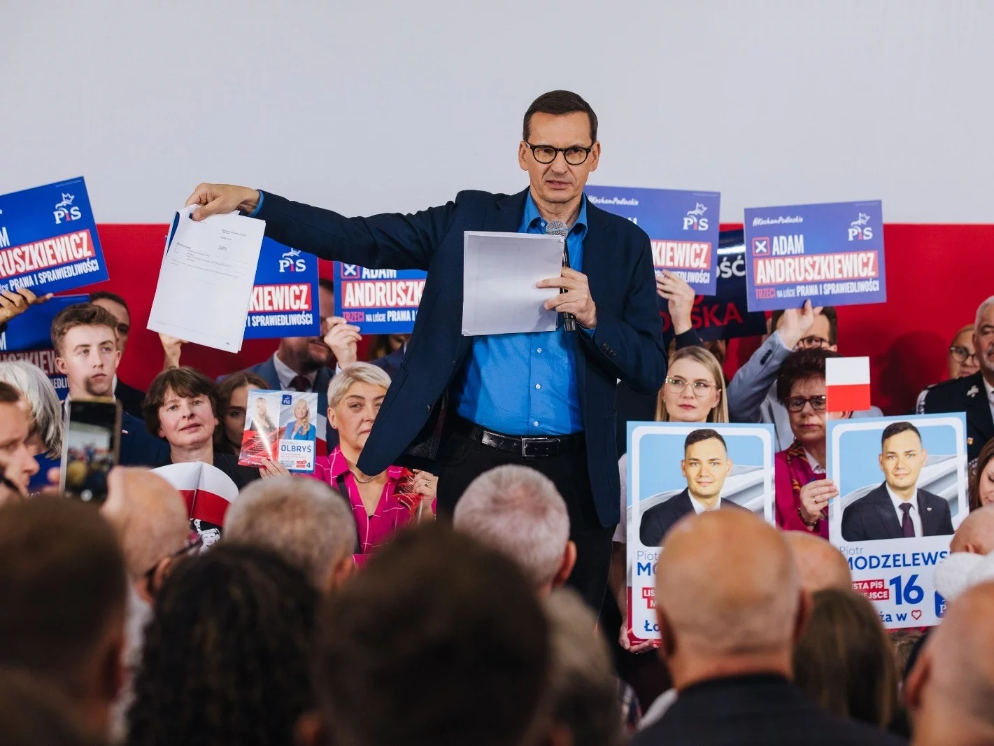 Premier Mateusz Morawiecki w Łomży