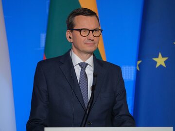 Mateusz Morawiecki w Wilnie