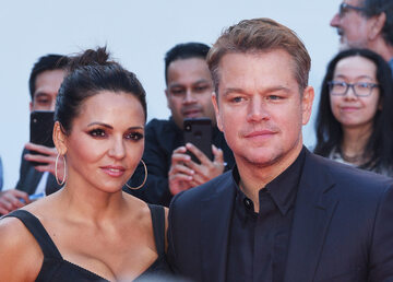 Matt Damon z żoną Lucianą Barroso