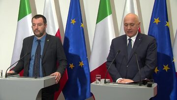 Matteo Salvini i Joachim Brudziński
