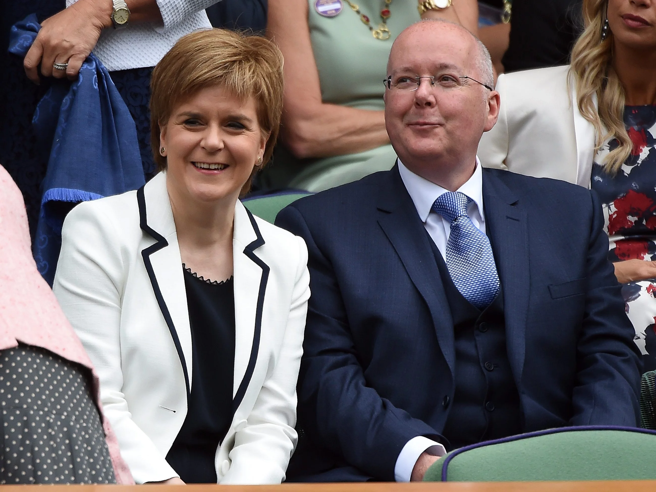 Była premier Szkocji Nicola Sturgeon i jej mąż Peter Murrell, 2016 r.