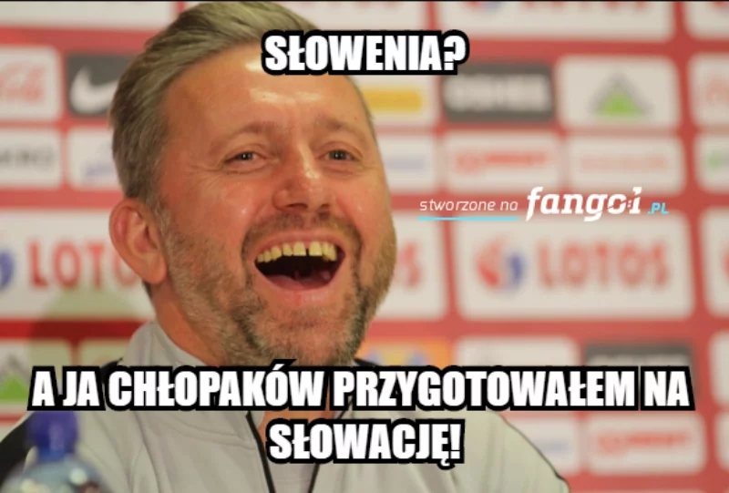 Mem po meczu Polski ze Słowenią