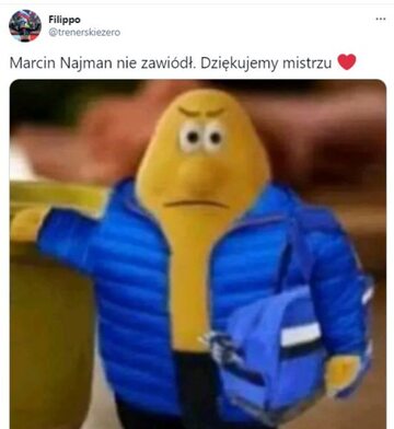 Mem po przegranej walce Marcina Najmana