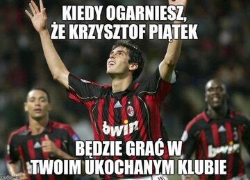 Mem po transferze Krzysztofa Piątka