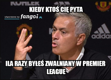 Mem po zwolnieniu Jose Mourinho z Manchesteru United