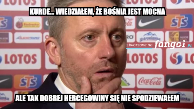 Mem po meczu Polski z Bośnią i Hercegowiną