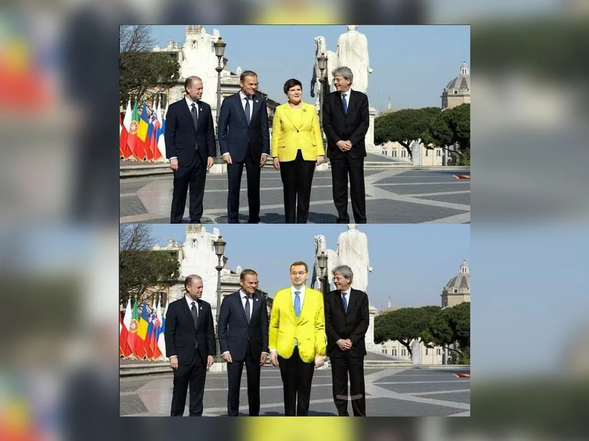 Premier nowy, strój ten sam. Jak by to wyglądało?