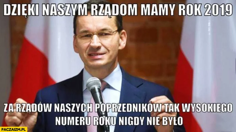 Mem z Mateuszem Morawieckim