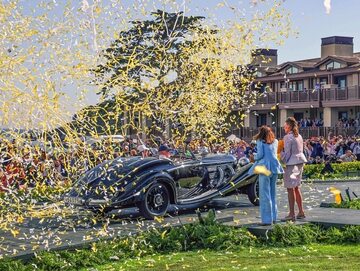 Mercedes-Benz 540 K Special Roadster z nagrodą Best of Show w konkursie elegancji w Pebble Beach