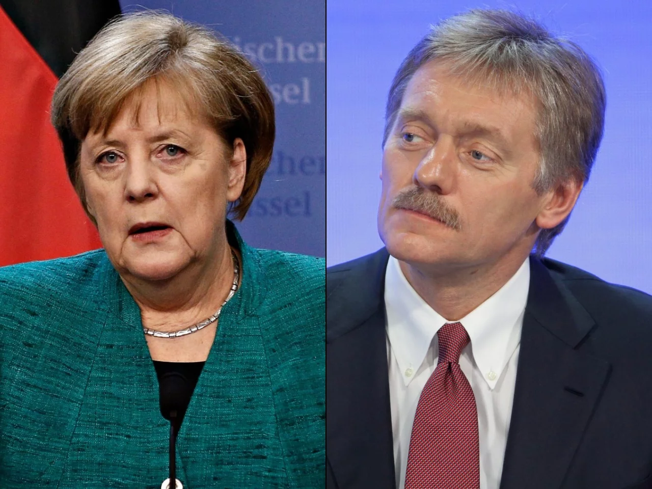 Angela Merkel, Dmitrij Pieskow