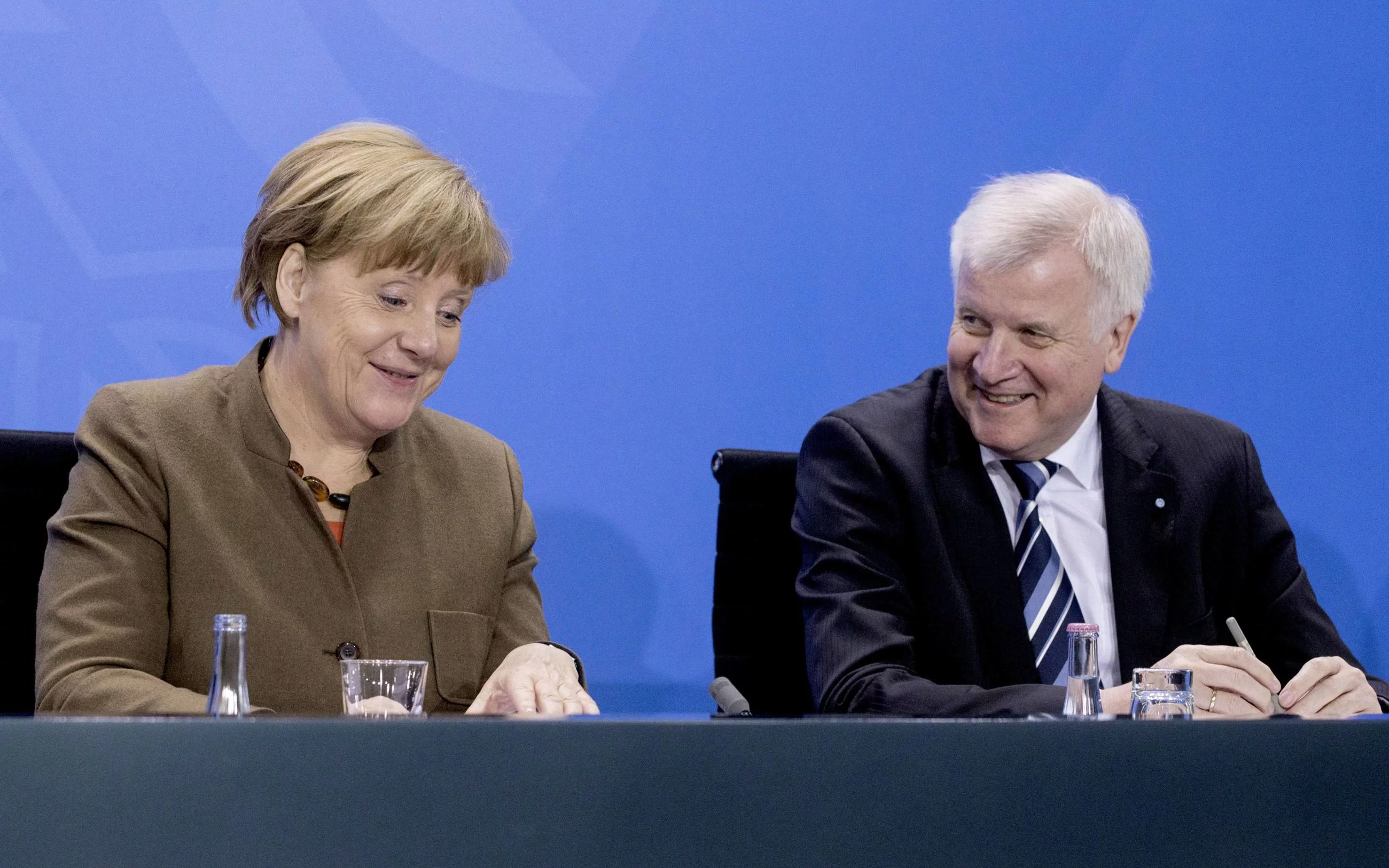 Angela Merkel i Horst Seehofer