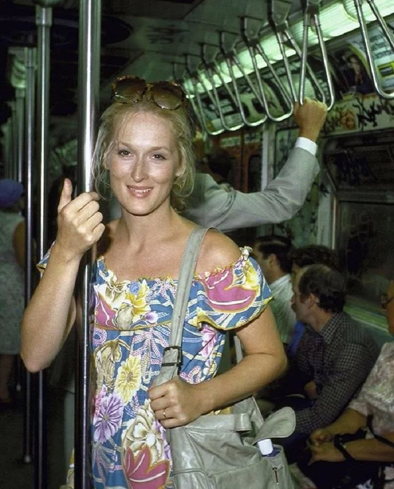 Meryl Streep w metrze, 1981 r.