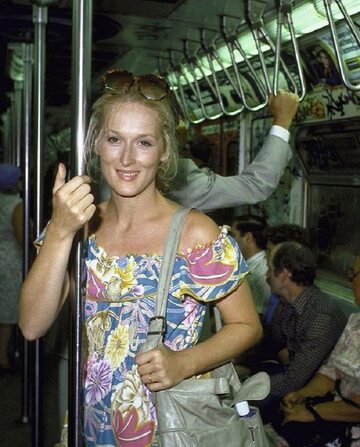 Meryl Streep w metrze, 1981 r.