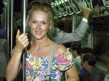Meryl Streep w metrze, 1981 r.