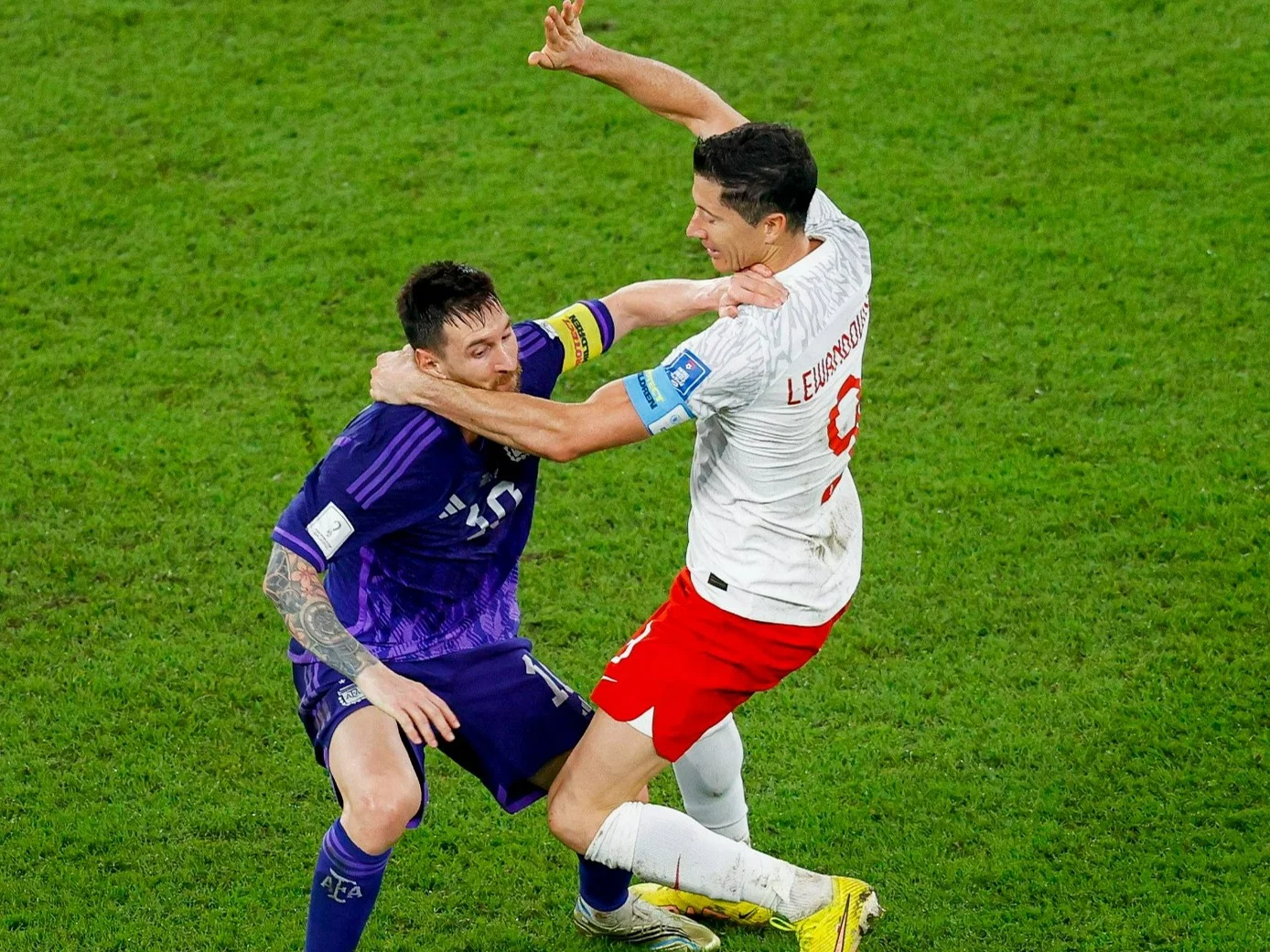 Lionel Messi i Robert Lewandowski