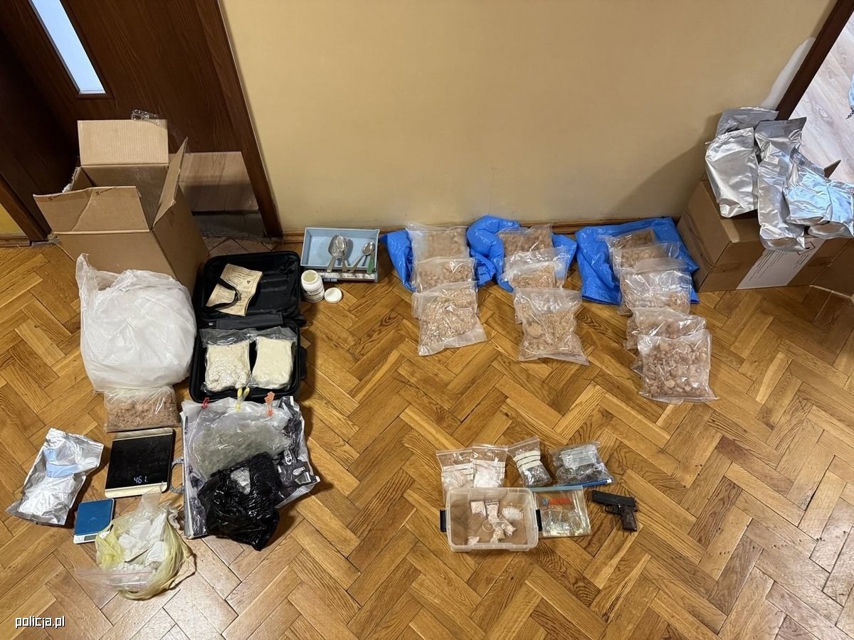 Miał narkotyki warte milion złotych. Trafił do aresztu