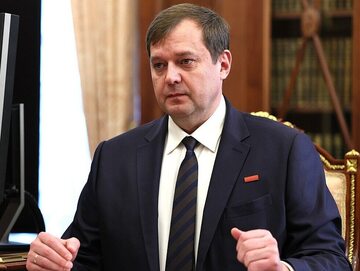 Mianowany przez Rosję szef obwodu zaporoskiego Jewgienij Balicki podczas spotkania z Władimirem Putinem