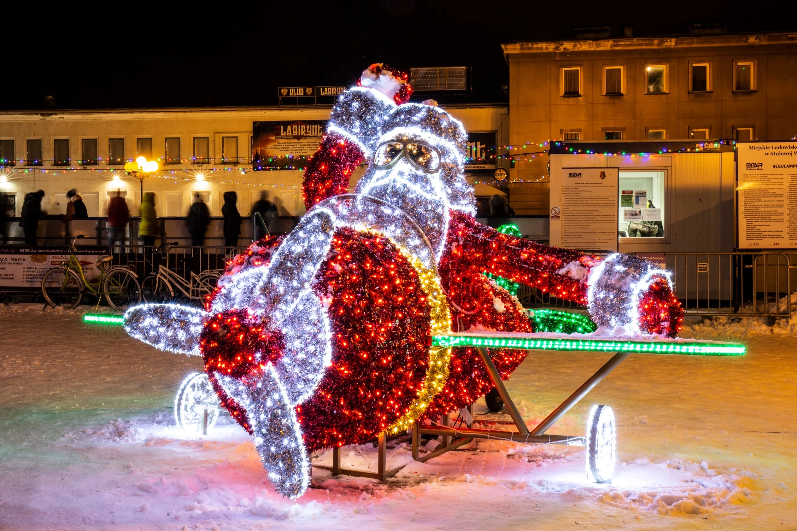 Iluminacje świąteczne w Stalowej Woli