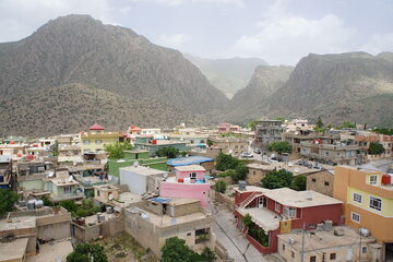 Miasteczko Amêdî, w prowincji Duhok w irackim Kurdystanie - 2012 r.