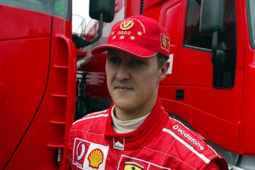 Michael Schumacher w 2002 roku