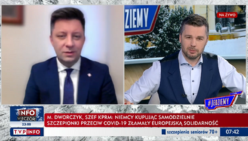 Michał Dworczyk w programie #Jedziemy TVP Info