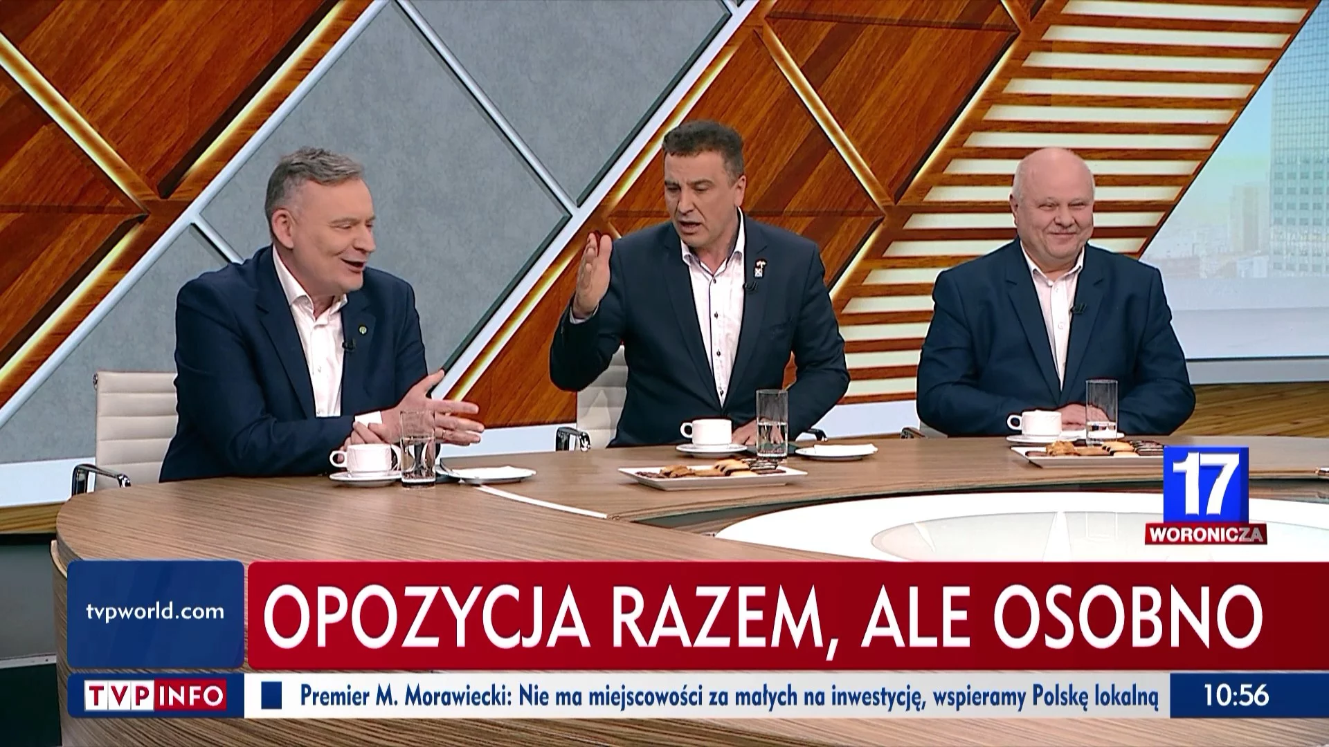 Kadr z programu „Woronicza 17” (30 kwietnia)