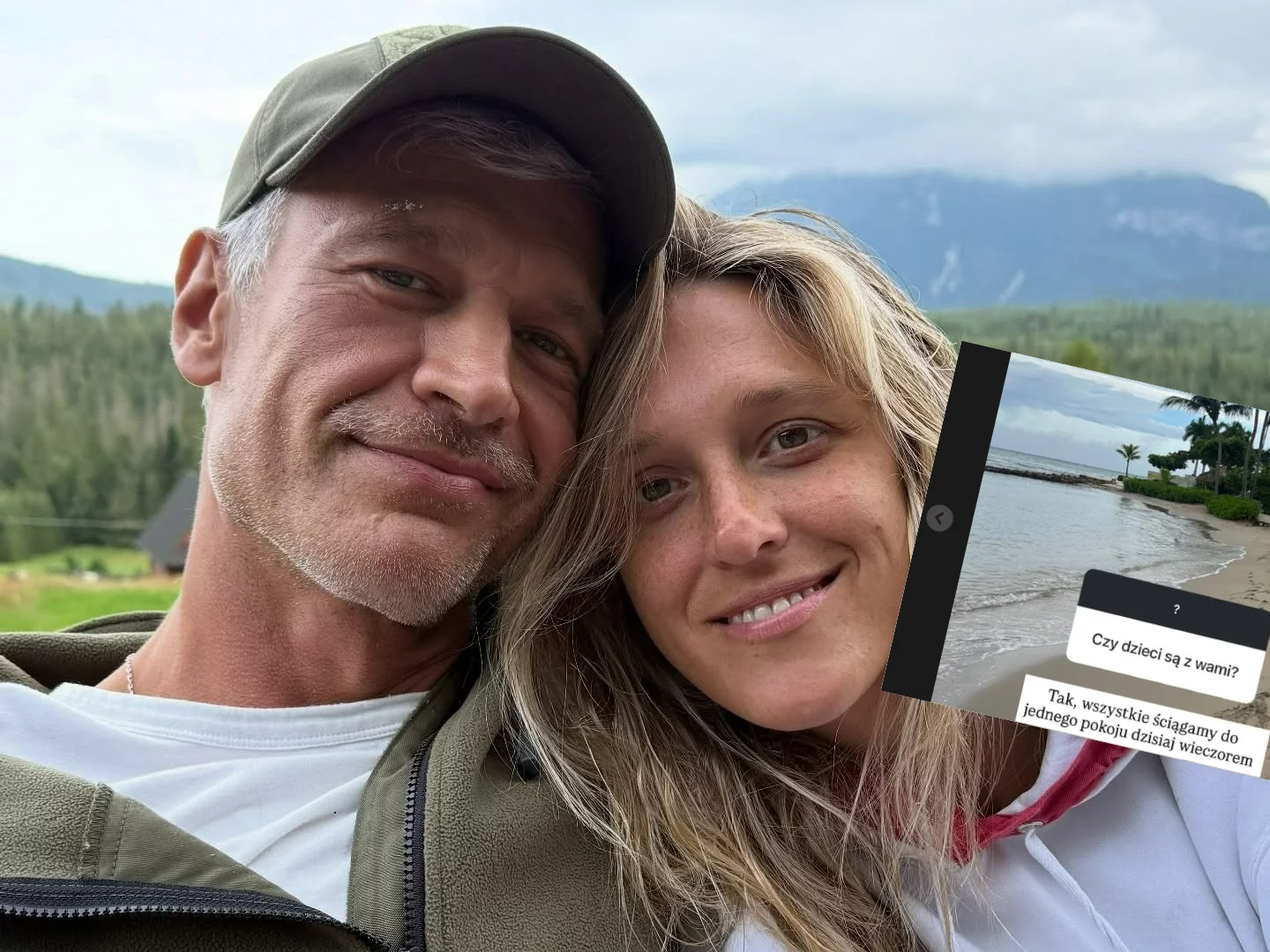 Michał Żebrowski i Aleksandra Żebrowska